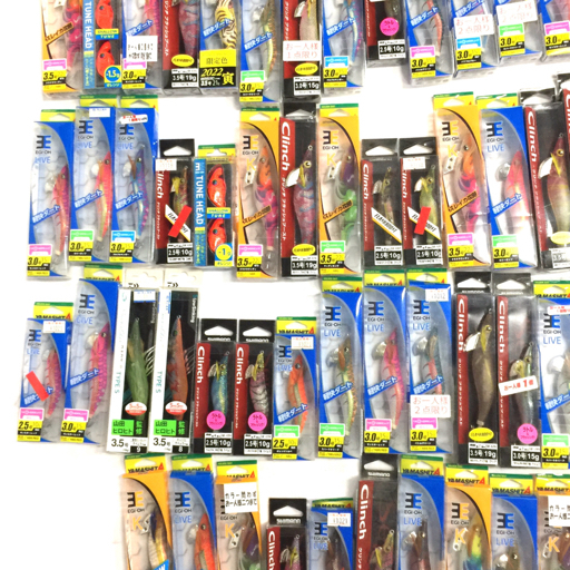 シマノ クリンチ フラッシュブースト 3.5号 エギ王チェーンヘッド 1.5g 等 未使用品 ルアー まとめセット